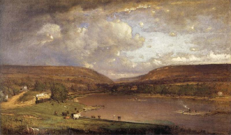 George Inness On the Delaware River